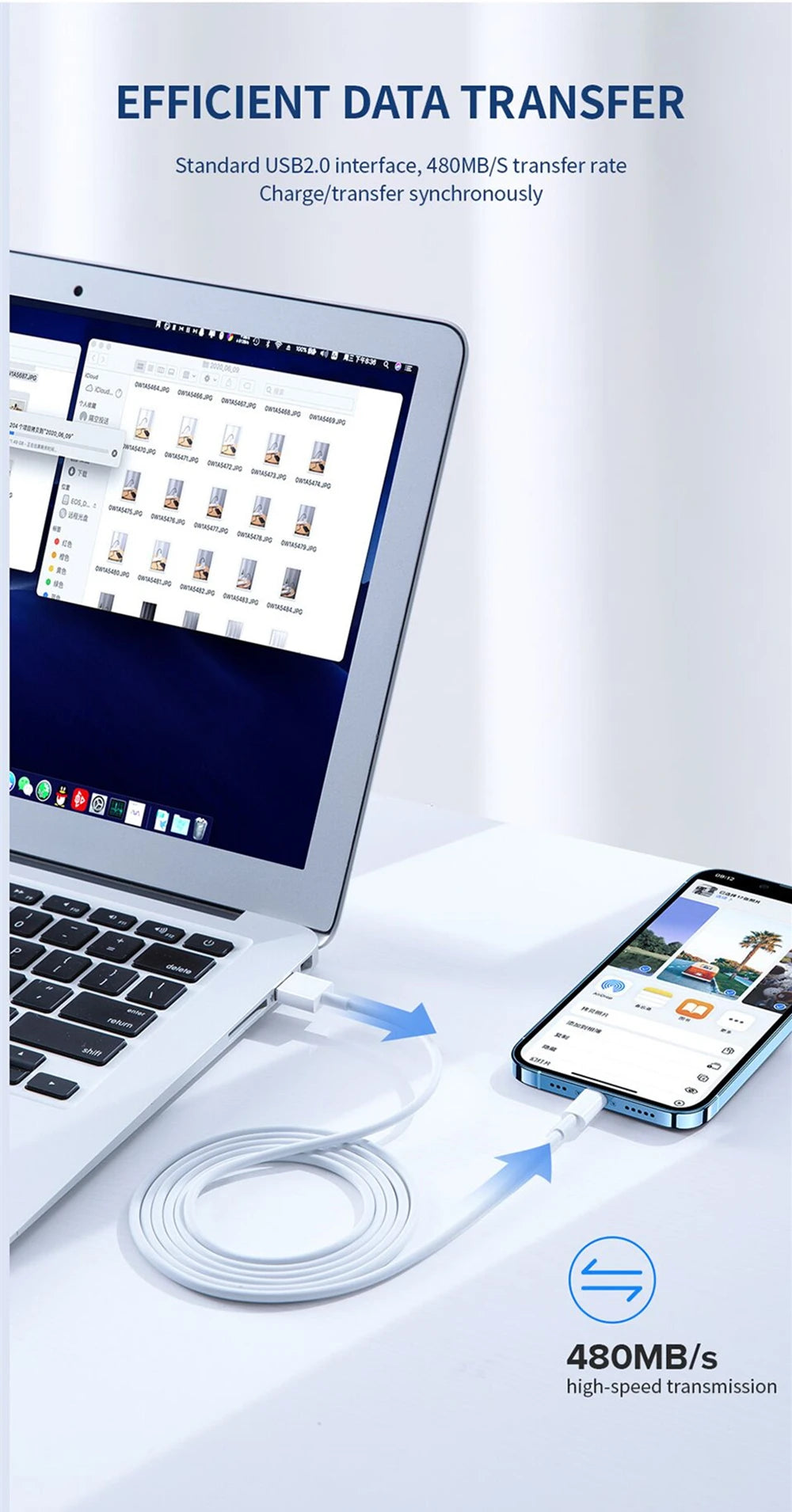 35W Fast Charging Cable for iPhone - Atphoneshop.com