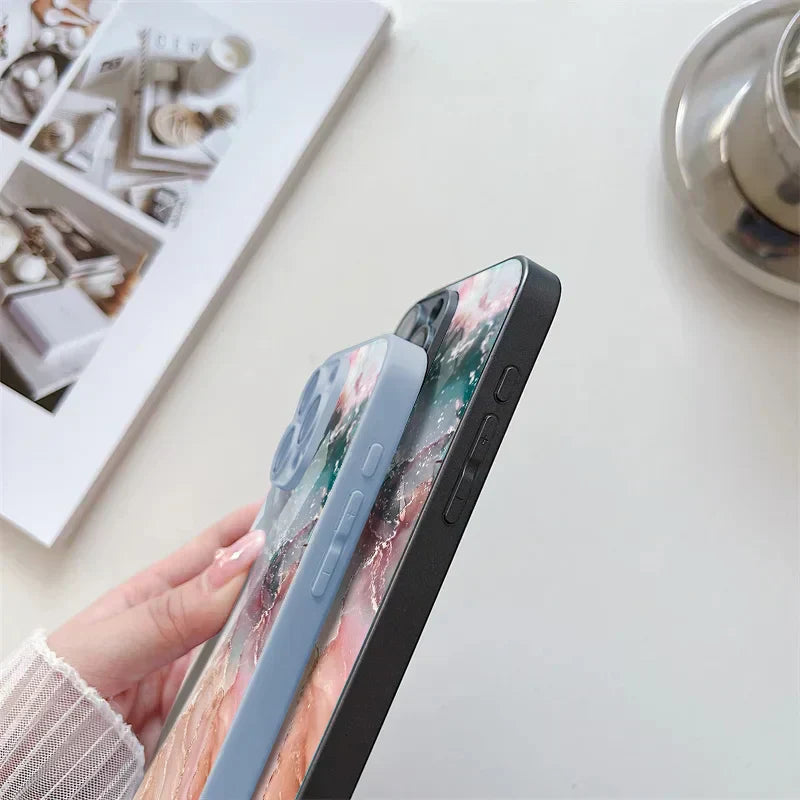 Midnight Glow Marble iPhone Case - Atphoneshop.com