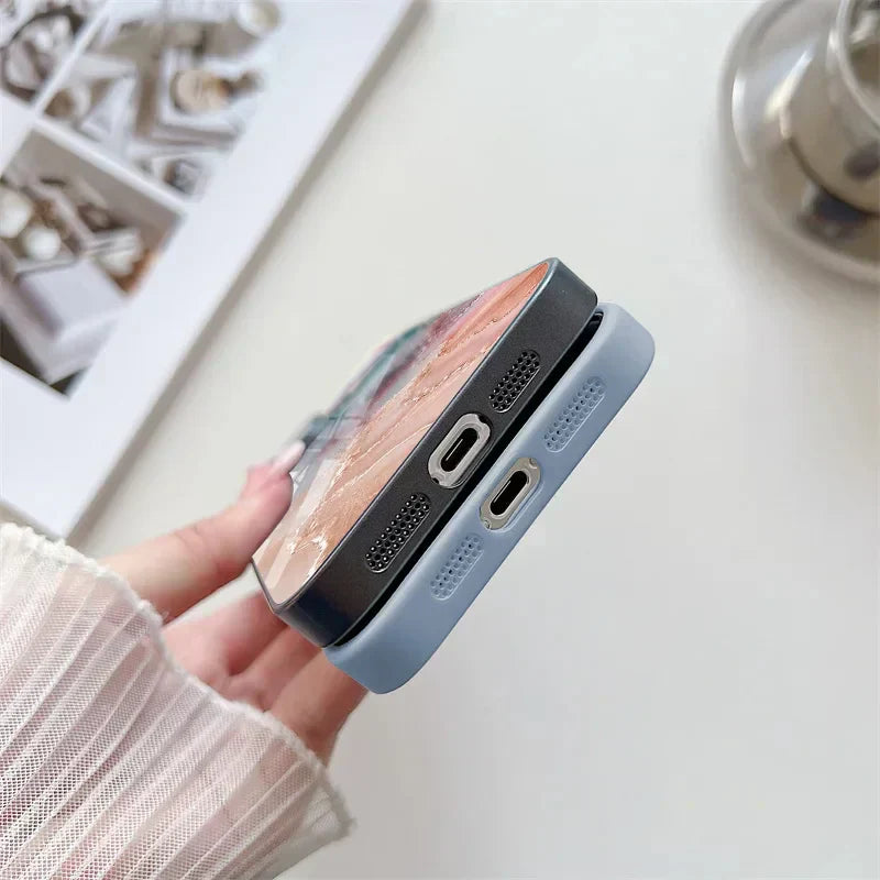 Midnight Glow Marble iPhone Case - Atphoneshop.com
