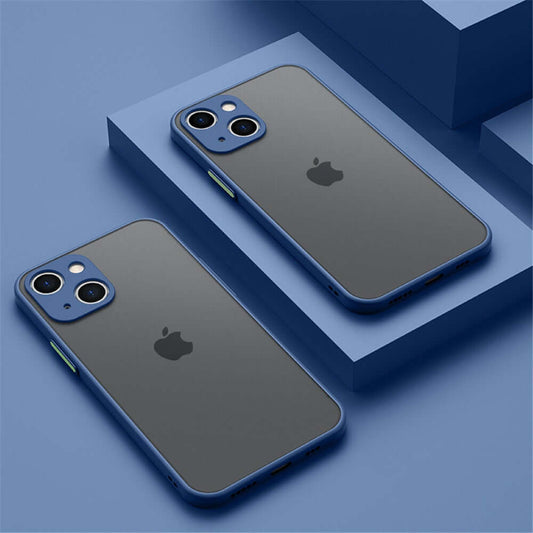 Armor Matte Navy Blue iPhone Case - Atphoneshop.com
