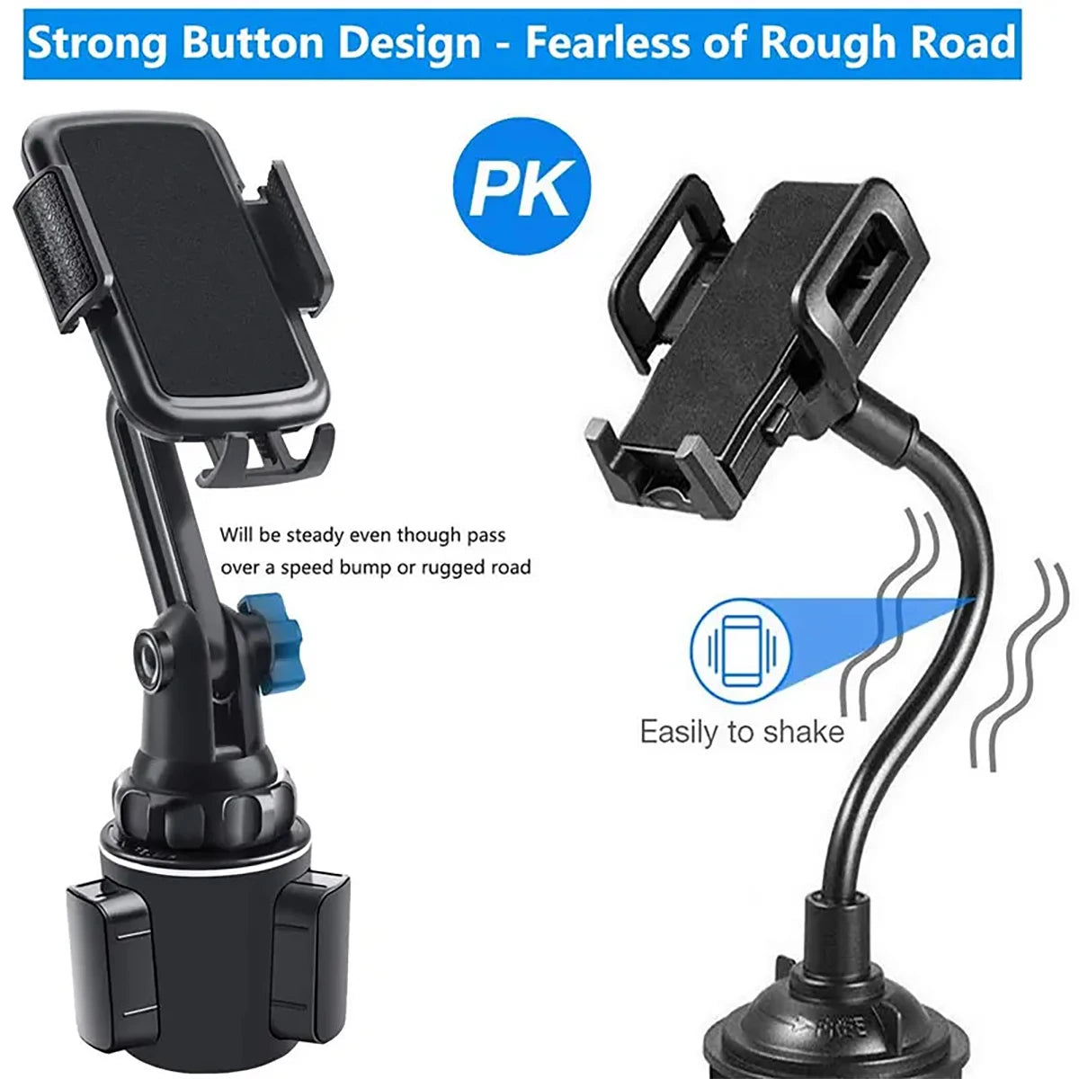 360Grip Universal Car Cup Phone Mount – 360° Hands-Free Navigation - Atphoneshop.com