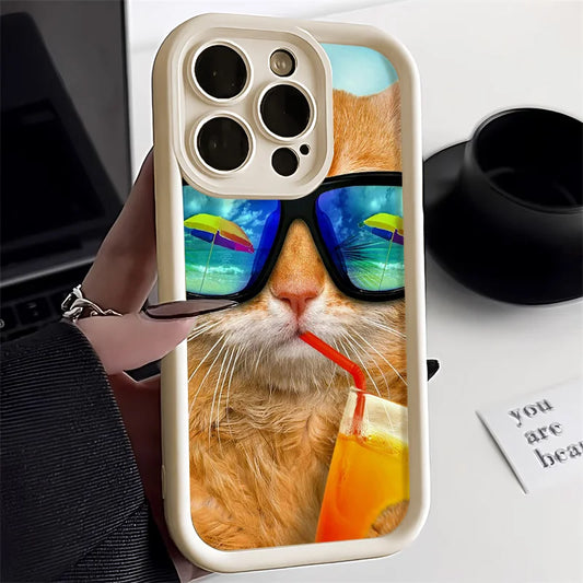 Summer Cat Case for iPhone