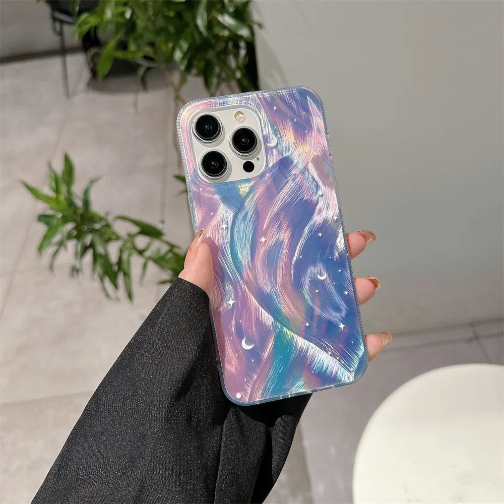 Aurora Starry Sky Rainbow Case