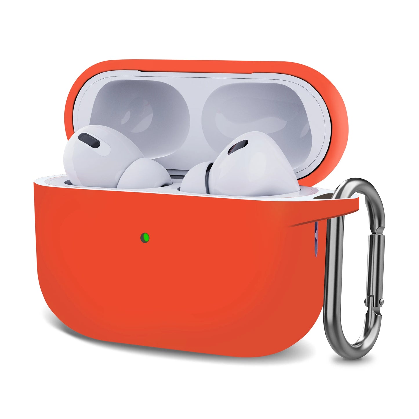Orange Protective Silicone Case for AirPods 1/2/3 and AirPods Pro