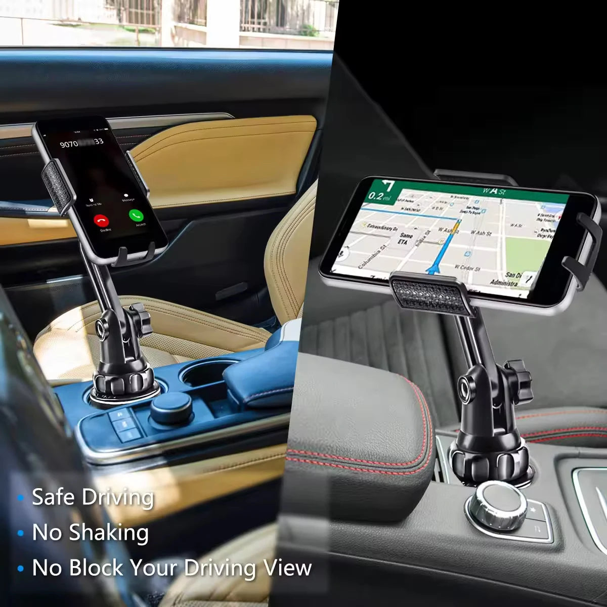 360Grip Universal Car Cup Phone Mount – 360° Hands-Free Navigation - Atphoneshop.com