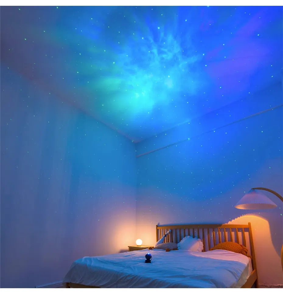 Star Projector Galaxy Night Light Astronaut Space LED Lamp