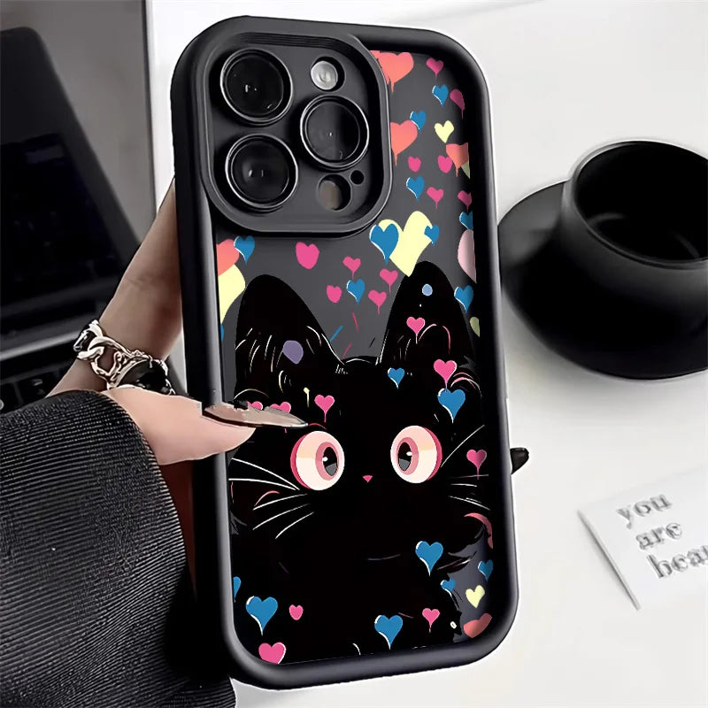 Cat Lover Black Case