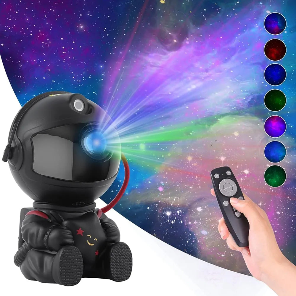 Star Projector Galaxy Night Light Astronaut Space LED Lamp