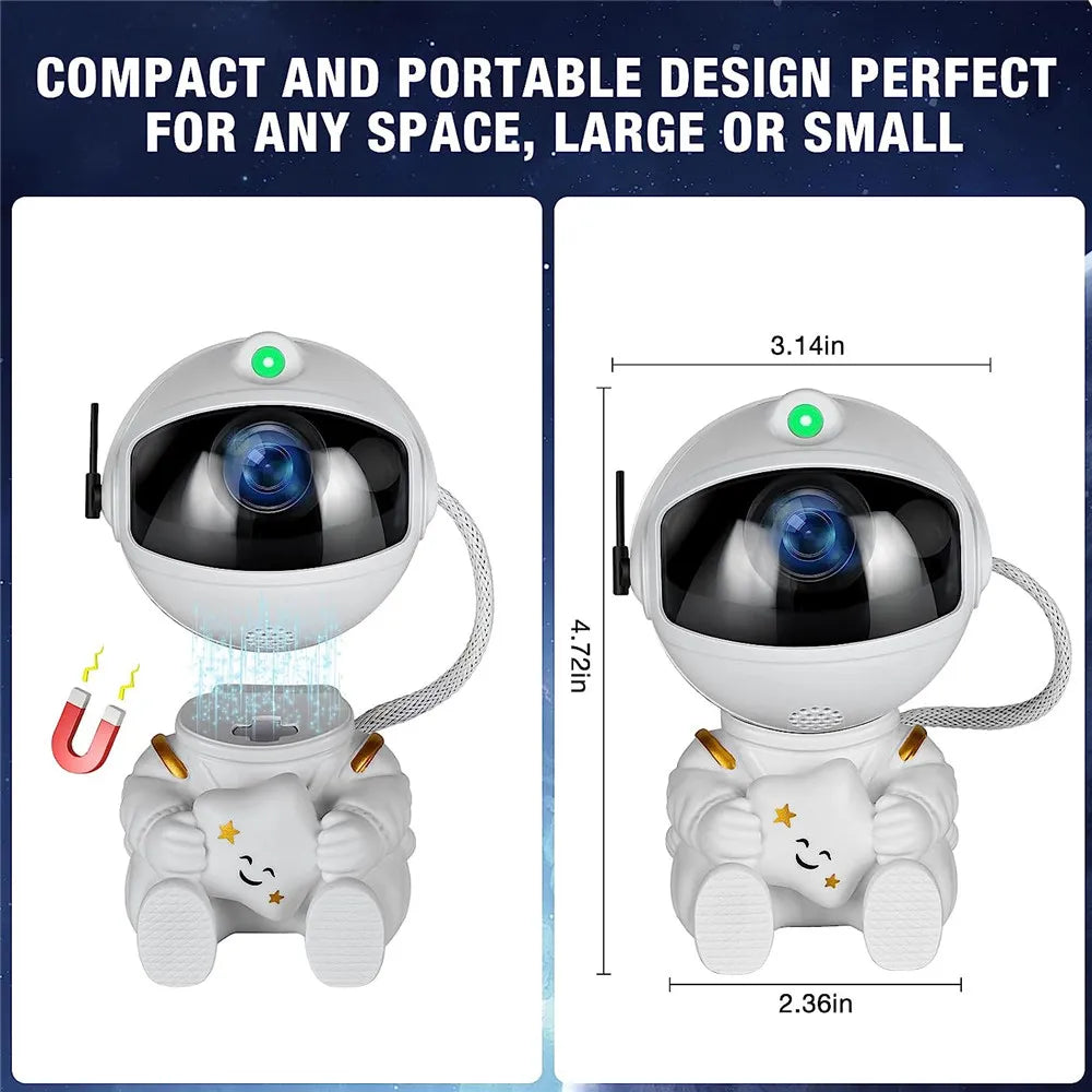 Star Projector Galaxy Night Light Astronaut Space LED Lamp