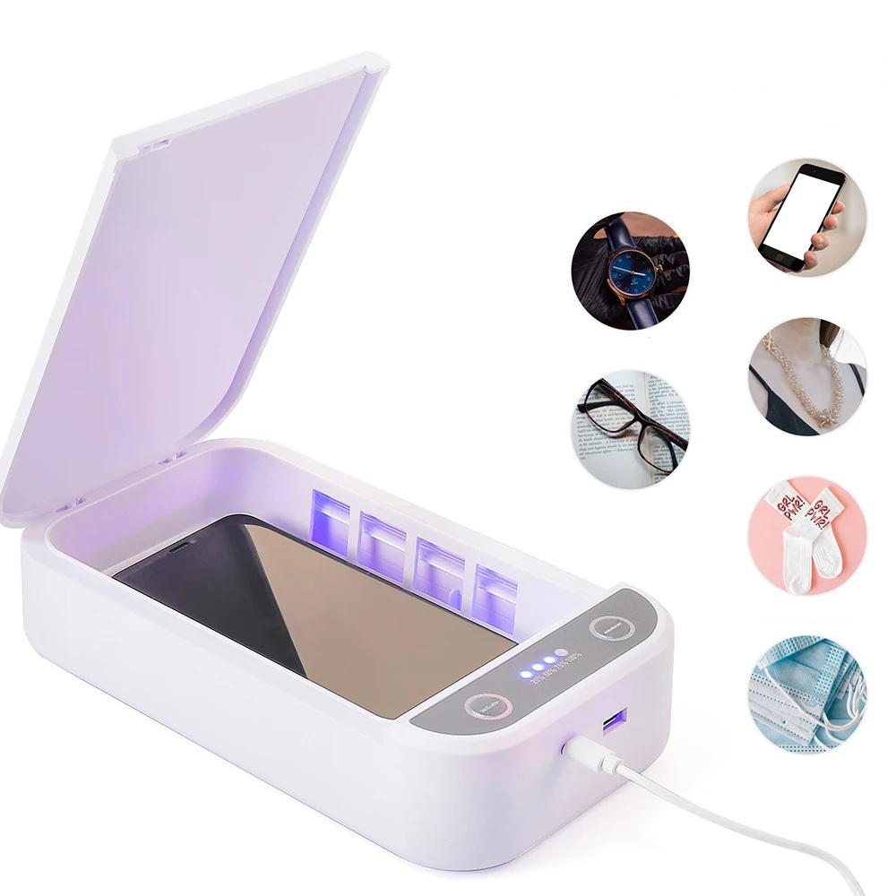 Electric UV Sterilizer and Wireless Phone Charger with Aromatherapy