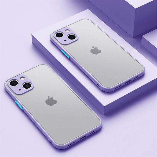 Armor Bumper Matte Purple iPhone Case