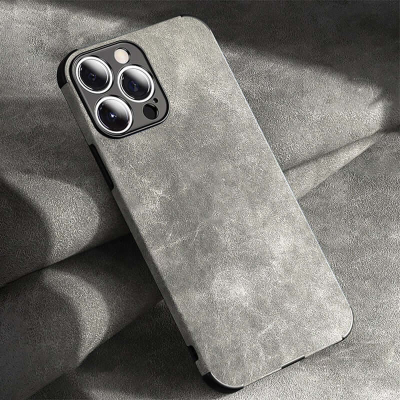 Retro Comfy Grey iPhone Case