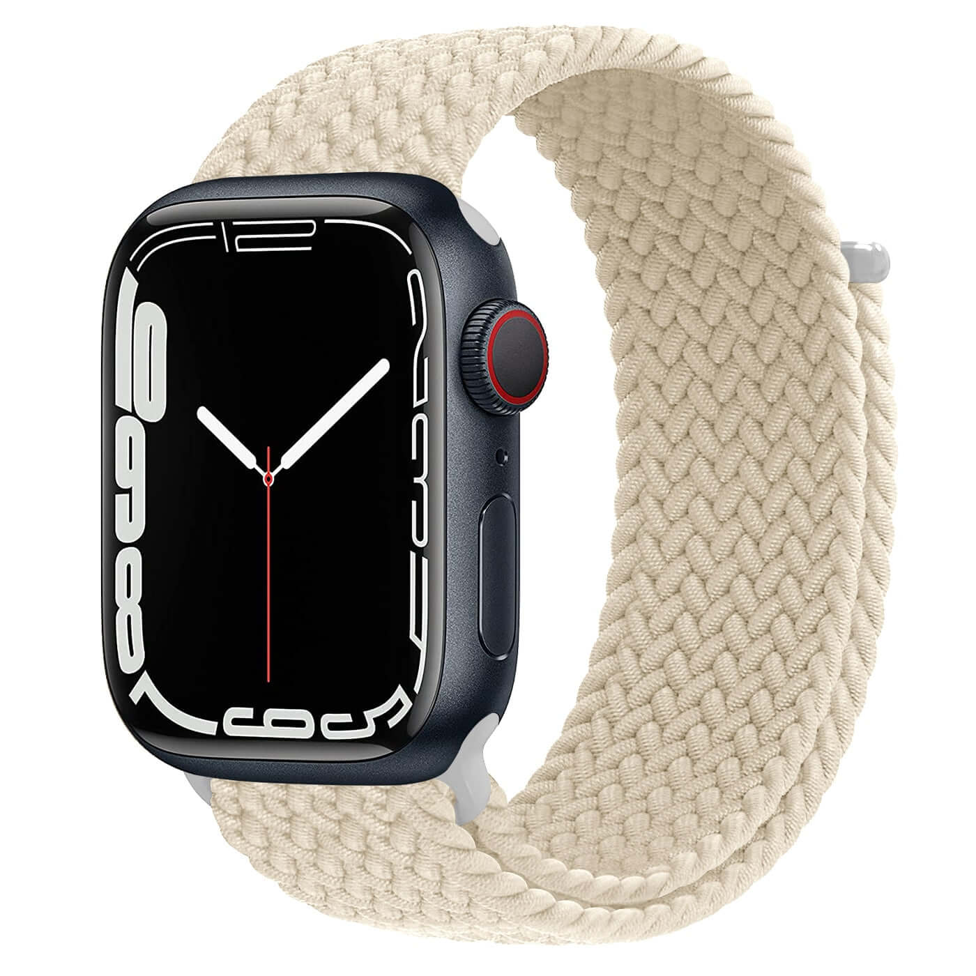 White Braided Band for Apple Watch